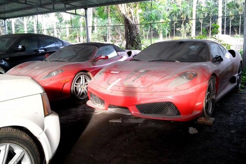 Nơi tàng trữ xe lậu của Dũng mặt sắt