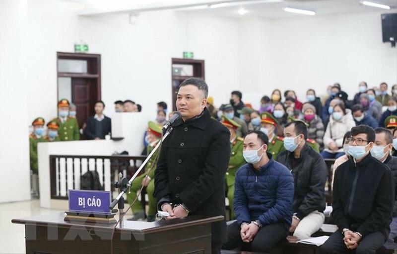Lê Xuân Giang tại tòa
