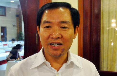 Bị cáo Dương Chí Dũng tại phiên tòa xét xử vụ án tham nhũng tại Vinalines