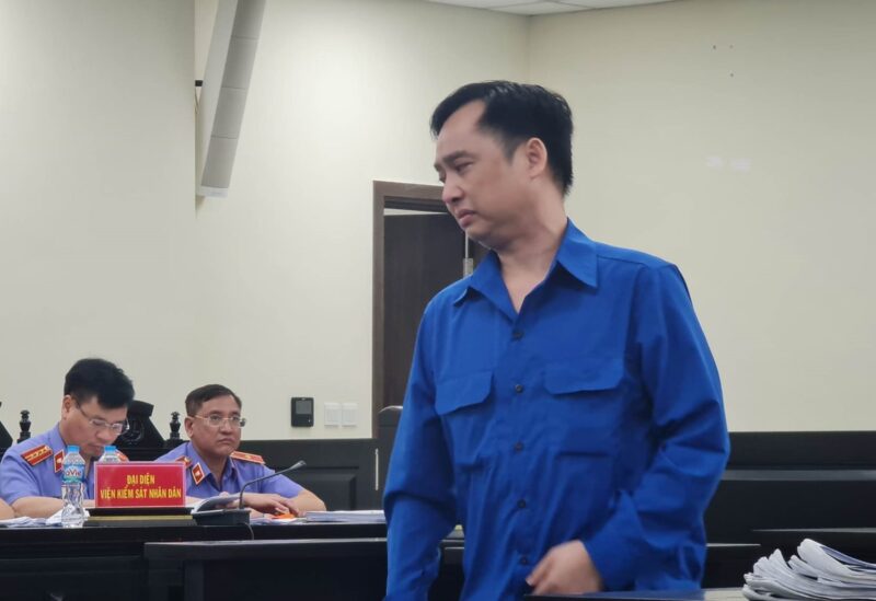 Bị cáo Đỗ Thành Nhân, cựu Chủ tịch Louis Holdings, tại phiên tòa