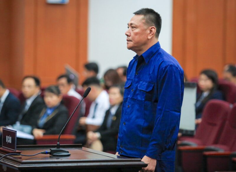 Bị cáo Phan Thanh Hữu tại phiên tòa xét xử vụ án xăng lậu 920G