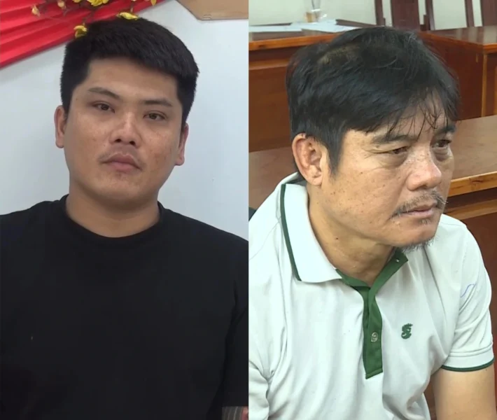 Huỳnh Cao Cường (trái) và Nguyễn Thanh Hải (phải)