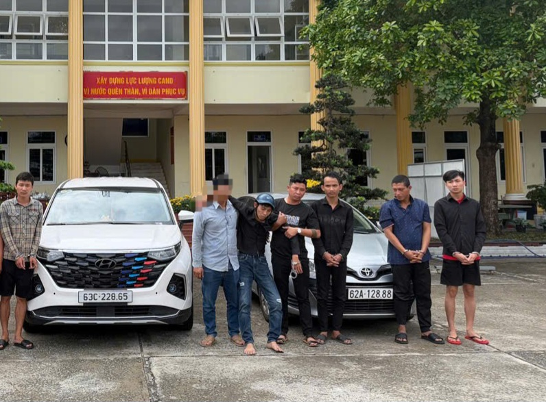 Hình ảnh nhóm đối tượng cướp tài sản và bắt cóc phụ nữ tại Tây Ninh