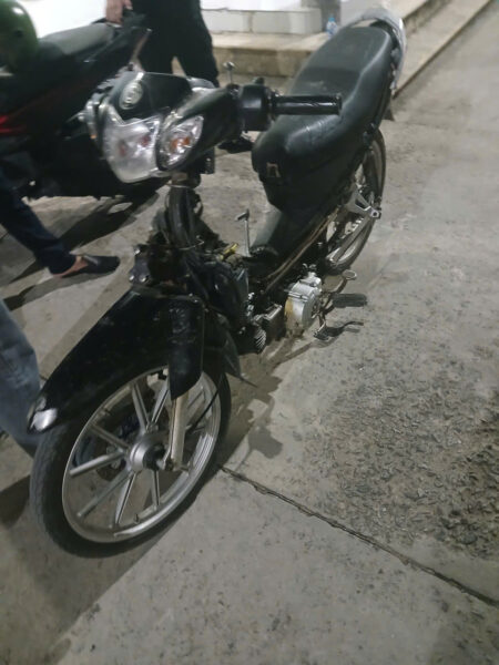 Phương tiện Nguyễn Minh Đô sử dụng để cướp giật bị công an thu giữ được