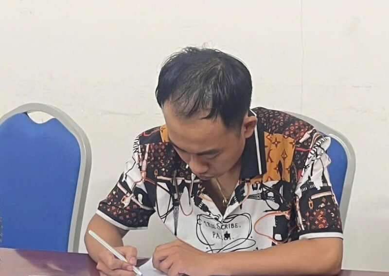 Nguyễn Hoàng Anh tại Công an phường An Hải sau khi bị tạm giữ hình sự Nguyễn Hoàng Anh tại Công an phường An Hải sau khi bị tạm giữ hình sự